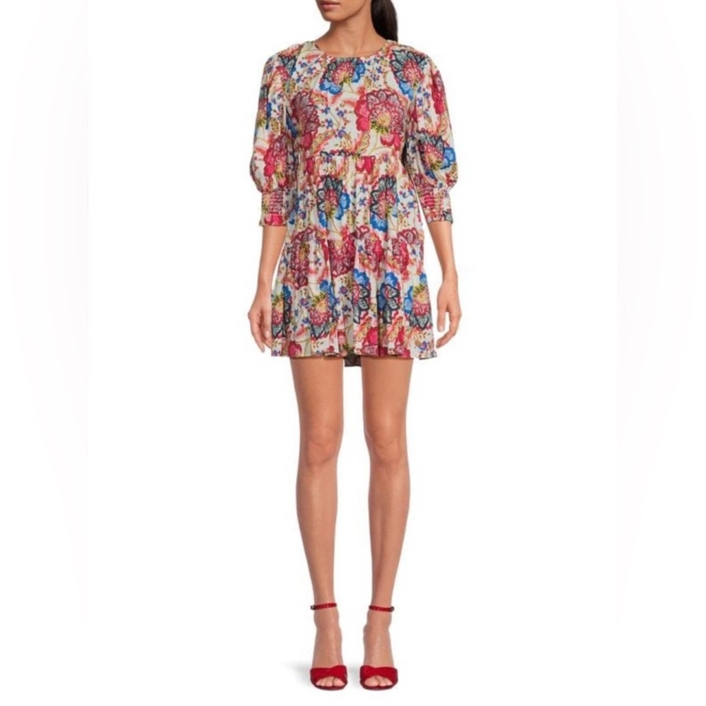 NWT Misa Los Angeles x Revolve Honor Floral Mini Dress Sz Small $355